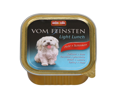 Vom Feinsten Hondenvoer Nat Light Kalkoen & Ham 150 gram