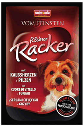 Kleiner Racker Hondenvoer Nat Kalfshart & Paddestoel 85 gram