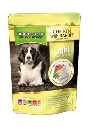 Natures Menu Hondenvoer Light Kip & Konijn 300 gram