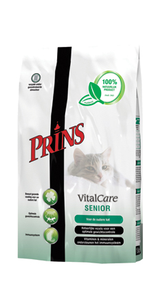 Prins Kattenvoer Vital Care Senior - 5 kilo