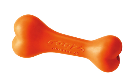 Hondenkluif Rogz Da-Bone Medium Orange