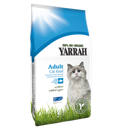 Yarrah Kattenvoer Bio Brokjes Vis - 800 gram